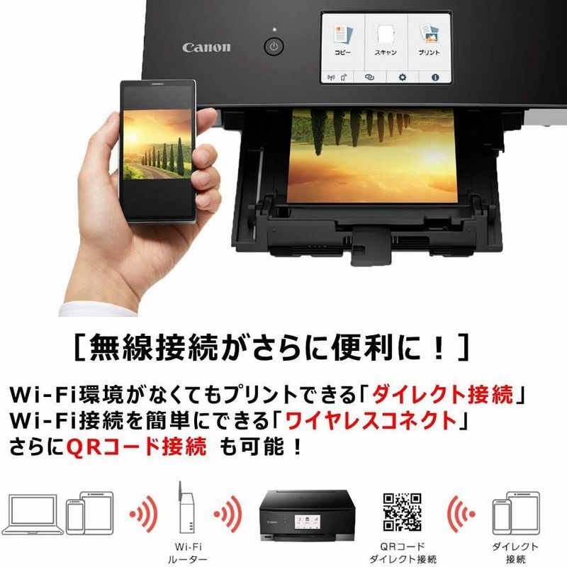 新品 未開封 Canon PIXUS TS8430 [ブラック] インクジェットプリンター/スキャナー Wi-Fi対応 複合機 キヤノン ピクサス_画像4