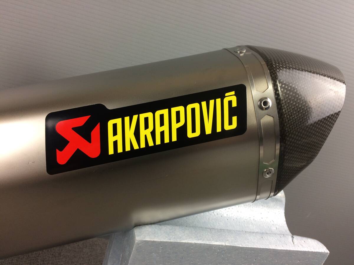 管理番号03334　AKRAPOVIC　アクラポビッチ　スリップオン　マフラー　F800R　F800GT　チタン　カーボンエンド_画像5