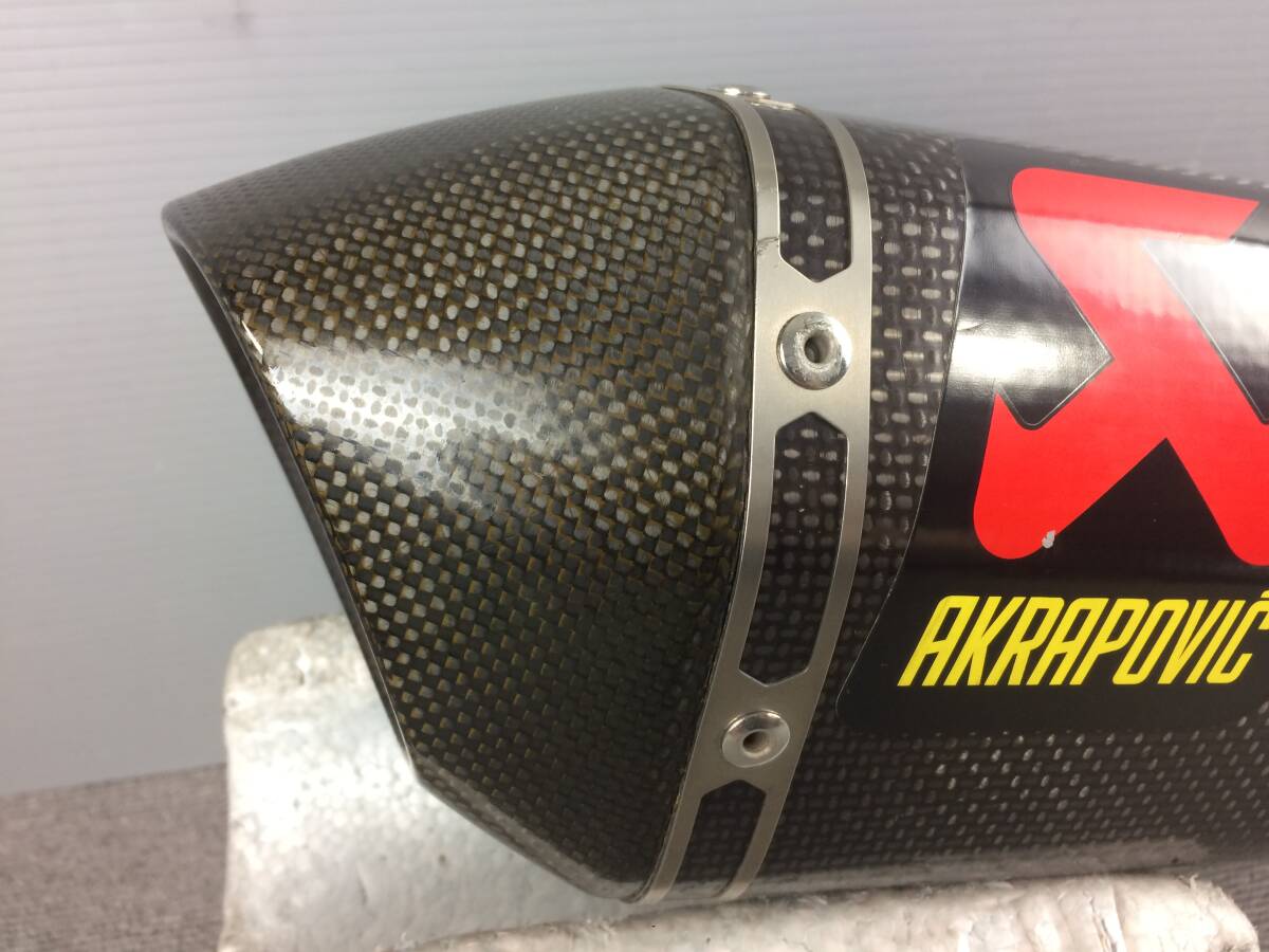 管理番号03470　AKRAPOVIC　アクラポビッチ　スリップオン　マフラー　ZX-10R　16-20　チタン　カーボン　JMCA_画像2