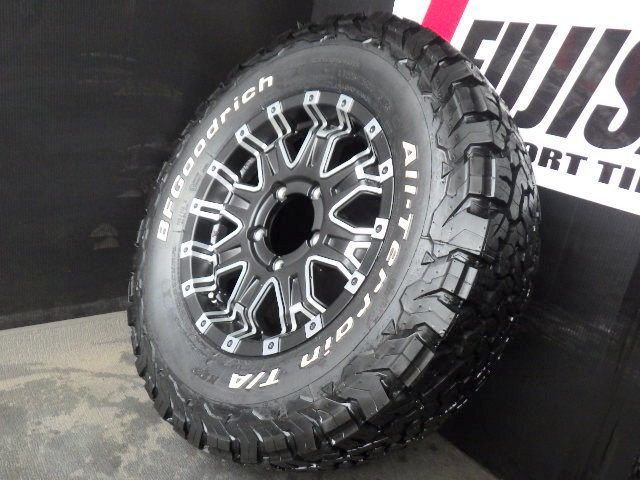 ホ夏【462】O FK5720219◆BADX ROOK KELLY MX-2◆16x5.5J 5穴 PCD139.7 +22◆2023年 未使用品 BFGoodrich T/A 225/75R16 115/112 5本セット_画像3