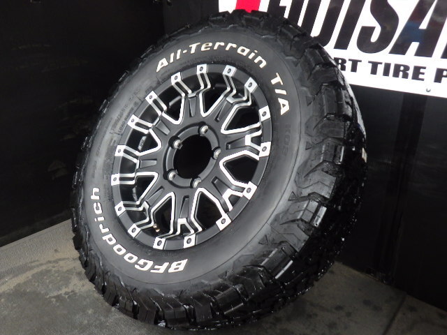 ホ夏【462】O FK5720219◆BADX ROOK KELLY MX-2◆16x5.5J 5穴 PCD139.7 +22◆2023年 未使用品 BFGoodrich T/A 225/75R16 115/112 5本セット_画像7