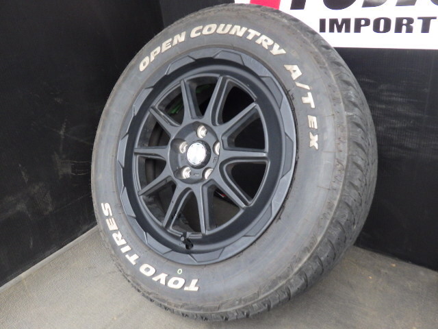 ホ夏【1063】FK7503264◆Weds MUD VANCE06◆16x6J 5穴 PCD100 +40◆2022年 TOYO A/T 195/65R16◆4本の画像5