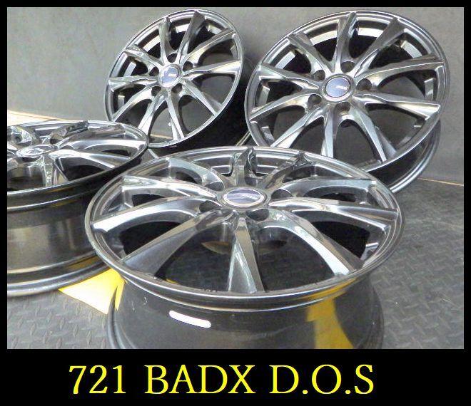 【721】FK210824▲BADX D,O,Sホイール▲16x6.5J 5穴 PCD1114.3 +38 4本 アルファード ヴェルファイア RAV4 エルグランドなど_画像1