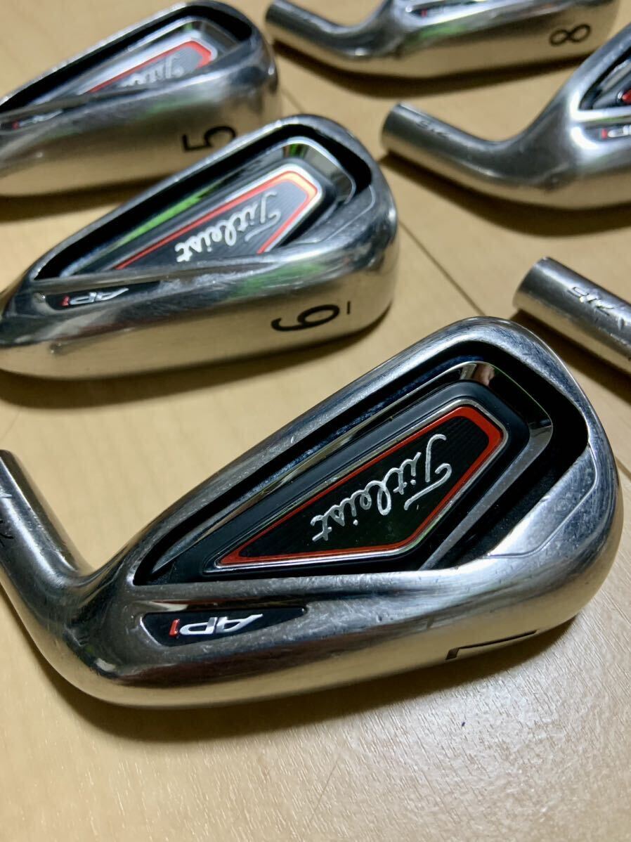 名器☆ぶっ飛び / タイトリスト 716 AP1 / 5〜PW / アイアン ヘッドのみ / Titleist_画像1