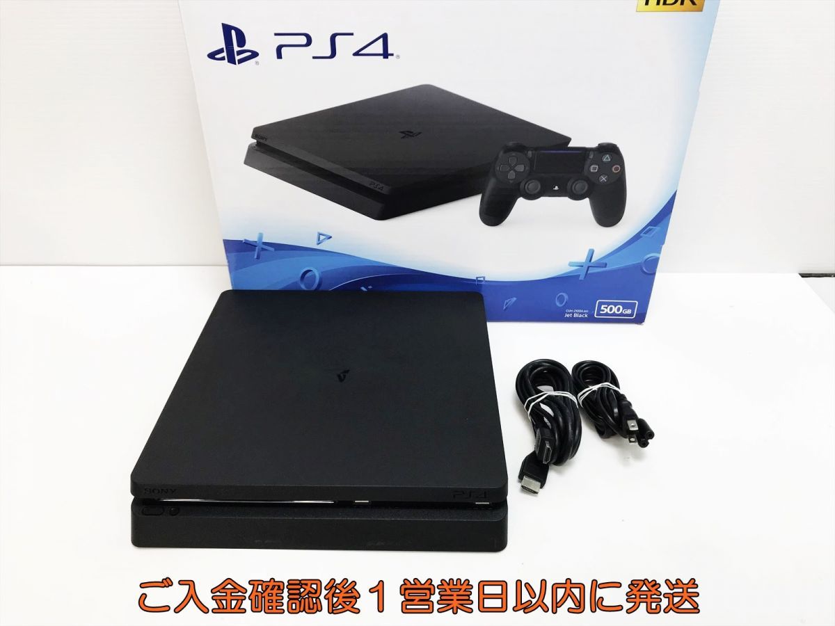 【1円】PS4 本体/箱 セット CUH-2100A ブラック 500GB ゲーム機本体 SONY 初期化/動作確認済み M05-987ym/G4_画像1