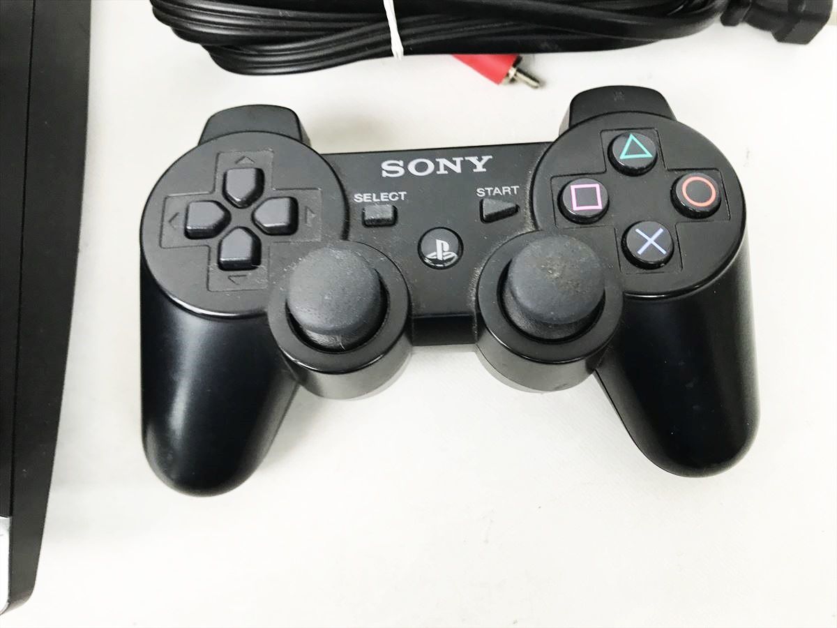 【1円】PS3 本体 セット 120GB ブラック SONY PlayStation3 CECH-2000A 初期化済 未検品ジャンク プレステ3 DC08-388jy/G4_画像2