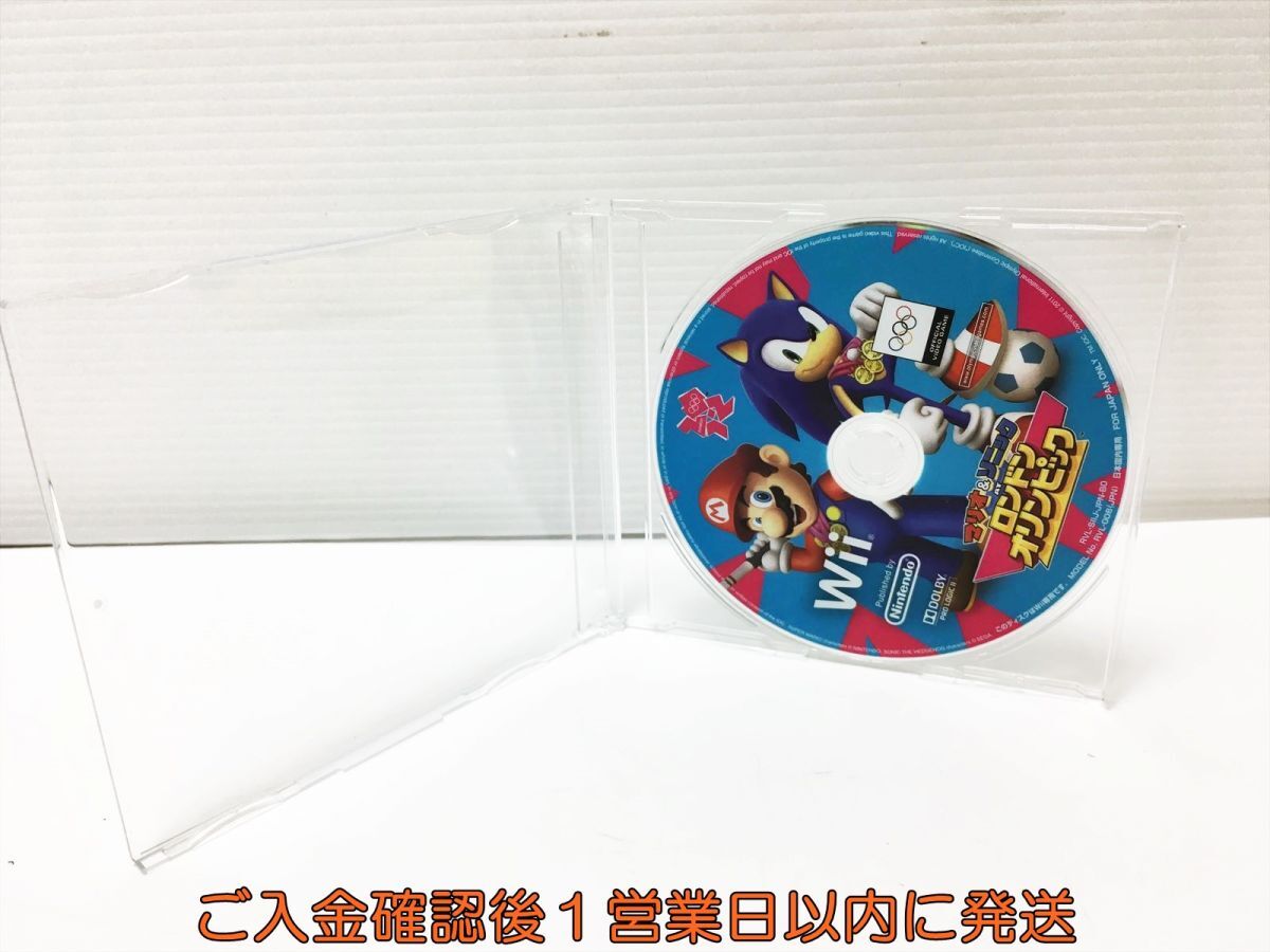 【1円】Wii マリオ&ソニック AT ロンドンオリンピック ゲームソフト ケースなし 1A0429-045ey/G1_画像1