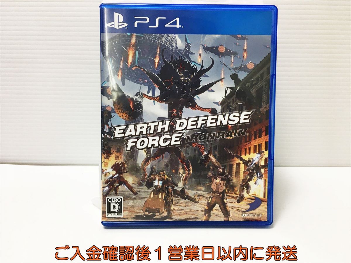 PS4 EARTH DEFENSE FORCE:IRON RAIN プレステ4 ゲームソフト 1A0124-230mk/G1_画像1