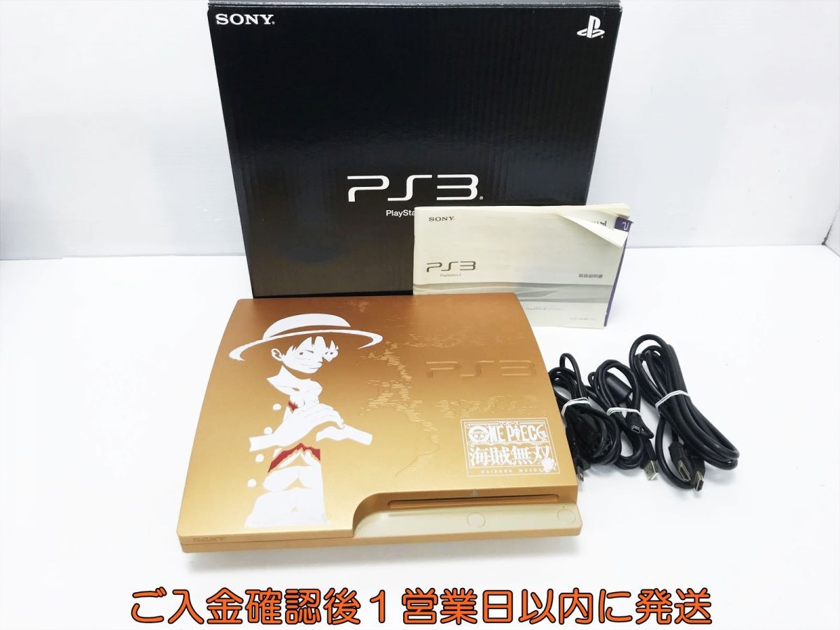 【1円】PS3 本体/箱 セット 320GB ワンピース海賊無双 CECH-3000B 初期化/動作確認済 内箱なし G06-435tm/G4_画像1