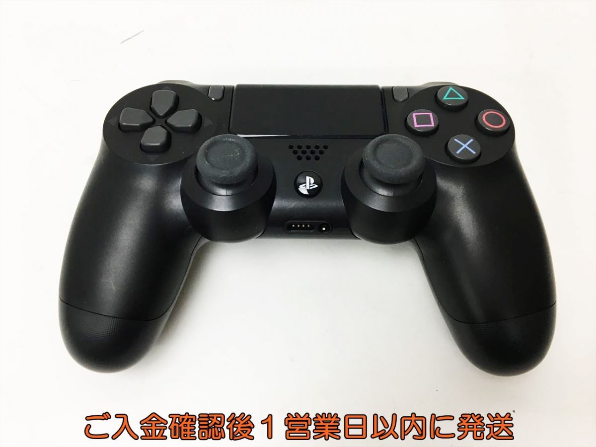 【1円】PS4 純正 ワイヤレスコントローラー DUALSHOCK4 ブラック SONY Playstation4 動作確認済 プレステ4 J06-709rm/F3の画像1