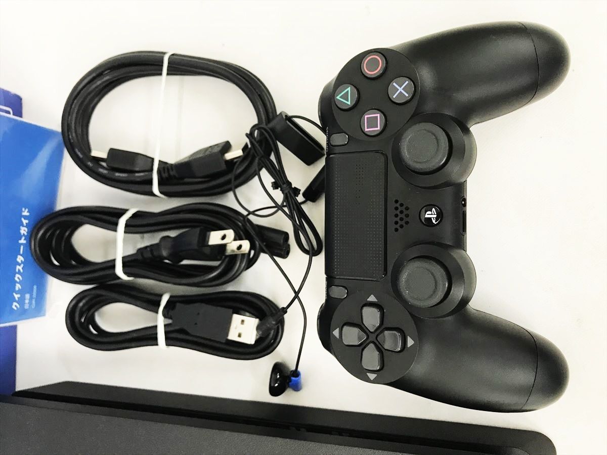 【1円】PS4 本体 セット 500GB ブラック SONY PlayStation4 CUH-2200A 動作確認済 プレステ4 DC06-259jy/G4_画像2