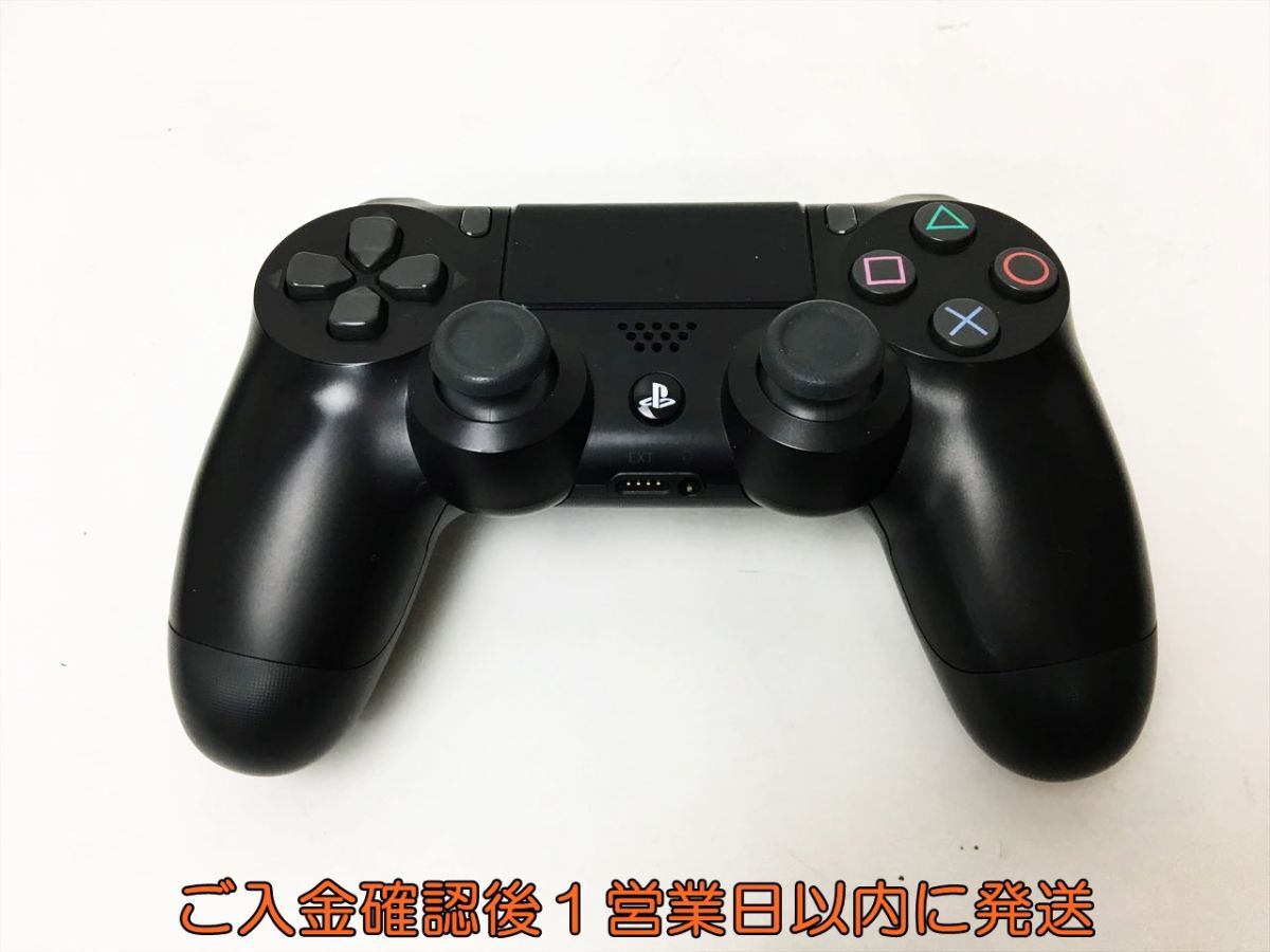 【1円】PS4 純正 ワイヤレスコントローラー DUALSHOCK4 ブラック SONY Playstation4 未検品ジャンク プレステ4 H03-739rm/F3の画像1