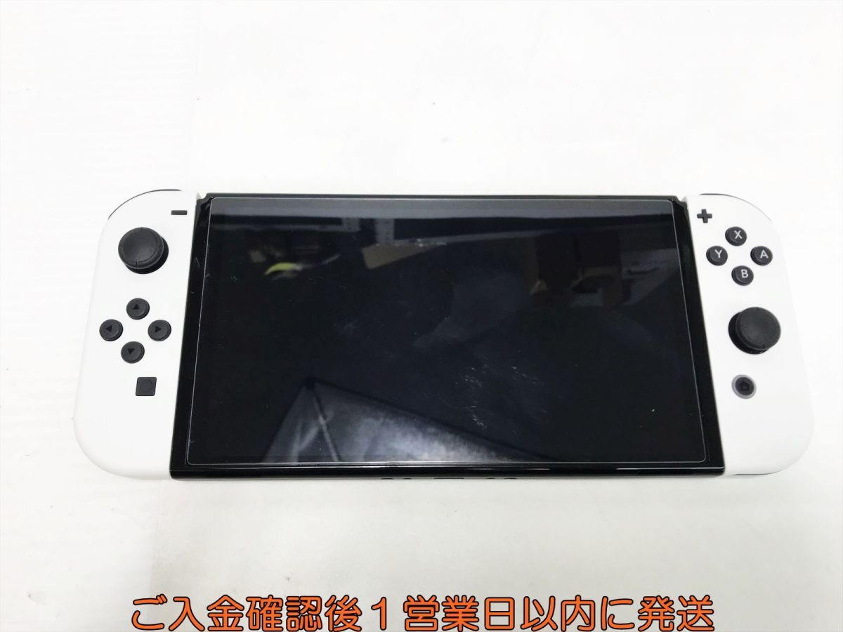 【1円】任天堂 Nintendo Switch 有機ELモデル 本体 セット ホワイト ゲーム機本体 初期化/動作確認済 K03-588yk/F3_画像2