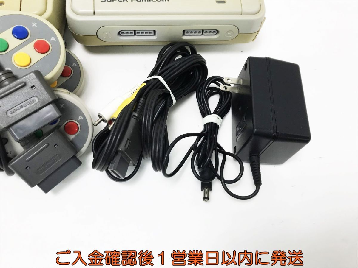 【1円】任天堂 スーパーファミコン SFC ゲーム機本体 4台 コントローラー まとめ売り 未検品ジャンク F10-676tm/G4の画像3