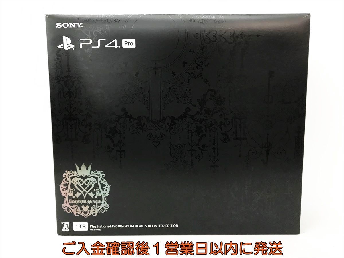 未使用品 PS4Pro 本体 セット キングダムハーツ3リミテッドエディション SONY PlayStation4 Pro プレステ4プロ DC05-891jy/G4