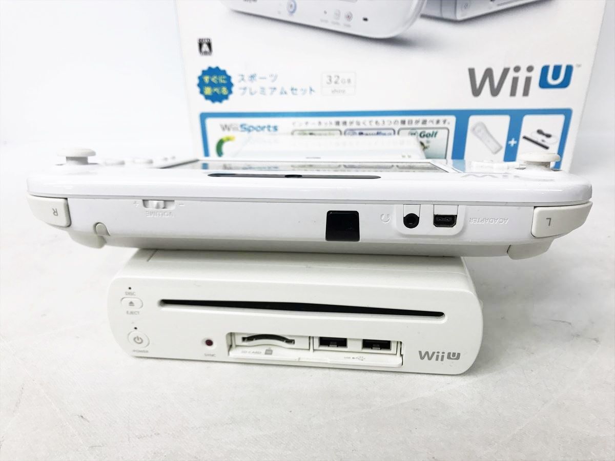 【1円】任天堂 WiiU 本体 周辺機器 まとめ売り セット 未検品ジャンク ホワイト 32GB ニンテンドーWii U 内箱なし DC05-894jy/G4_画像4