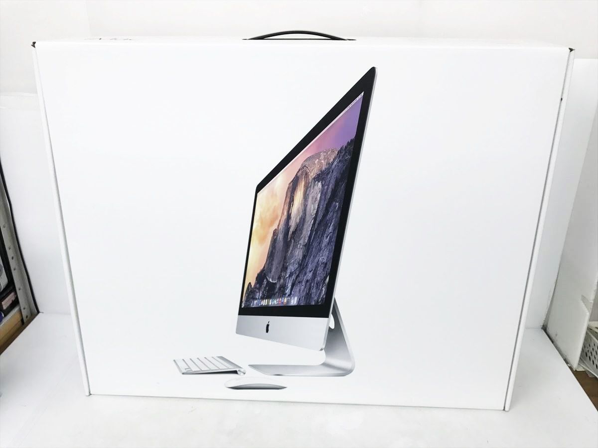 iMac (Retina 5K, 27-inch, Late 2014)Yosemite i5@3.5Ghz 24GB FD1.12TB R9 M290X 動作確認済 箱あり EC61-698jy/G4_画像5