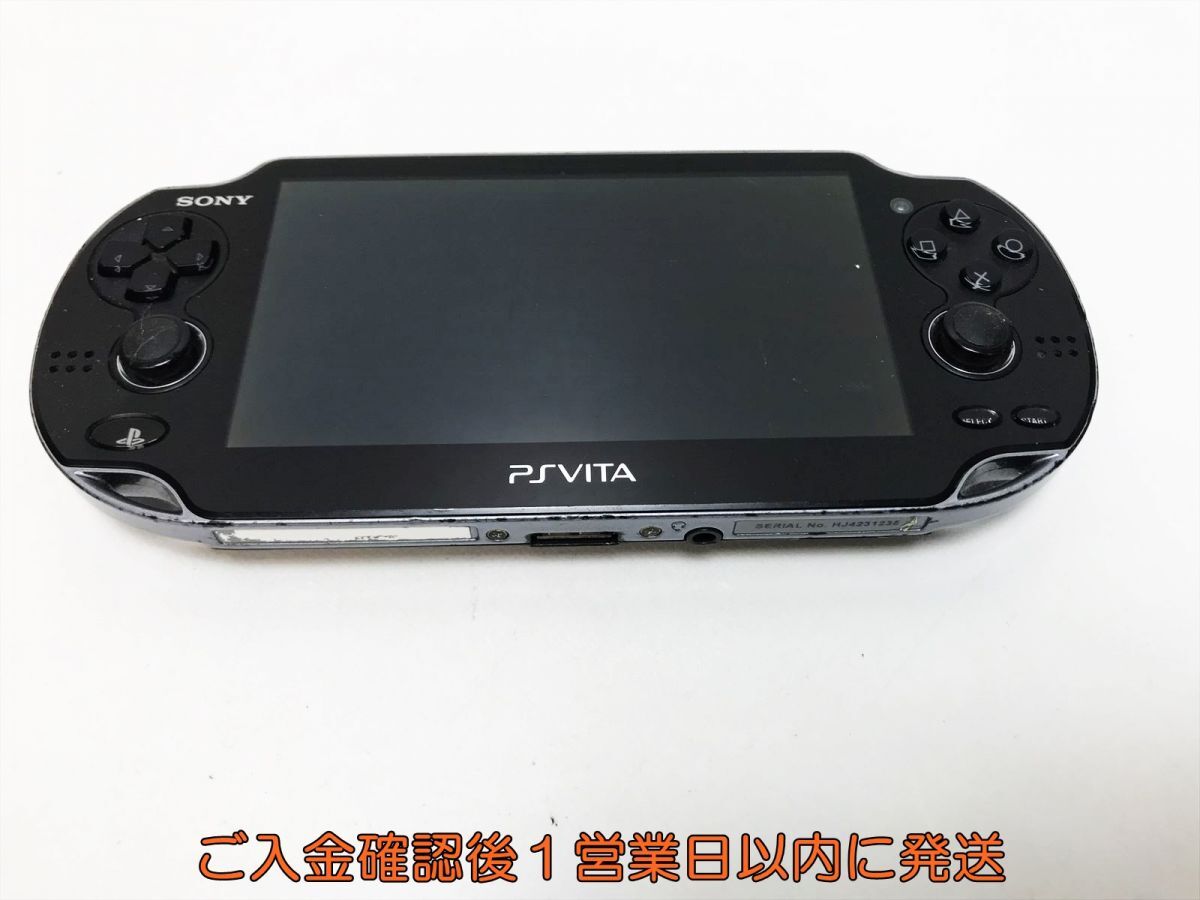 【1円】SONY PSVITA 本体 PCH-1100 ブラック ゲーム機本体 初期化/動作確認済み playstation VITA M06-298ym/F3_画像1