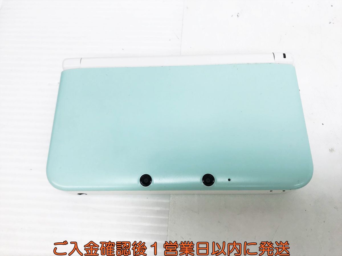 【1円】ニンテンドー3DSLL 本体 ミント/ホワイト 任天堂 SPR-001 初期化済 未検品ジャンク 3DS LL K05-544yk/F3_画像1