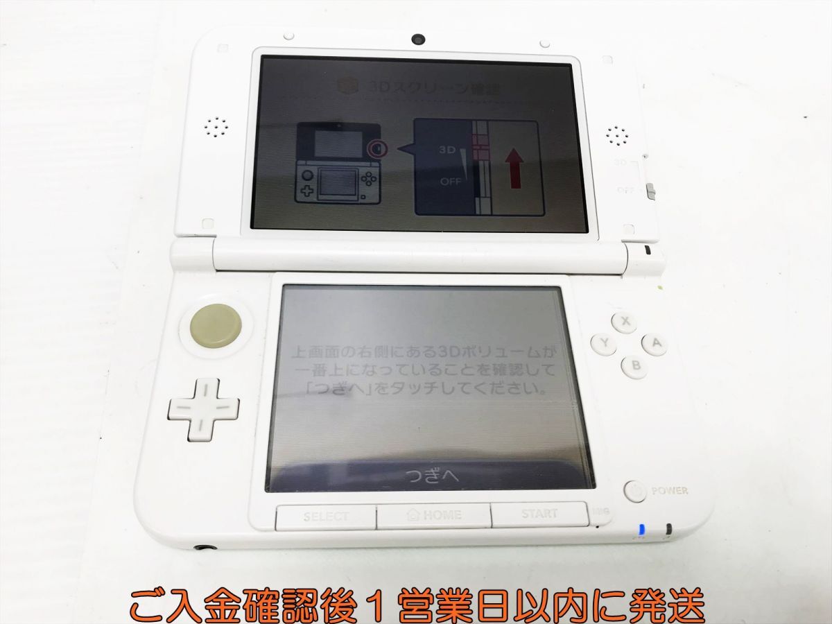 【1円】ニンテンドー3DSLL 本体 ミント/ホワイト 任天堂 SPR-001 初期化済 未検品ジャンク 3DS LL K05-544yk/F3_画像3