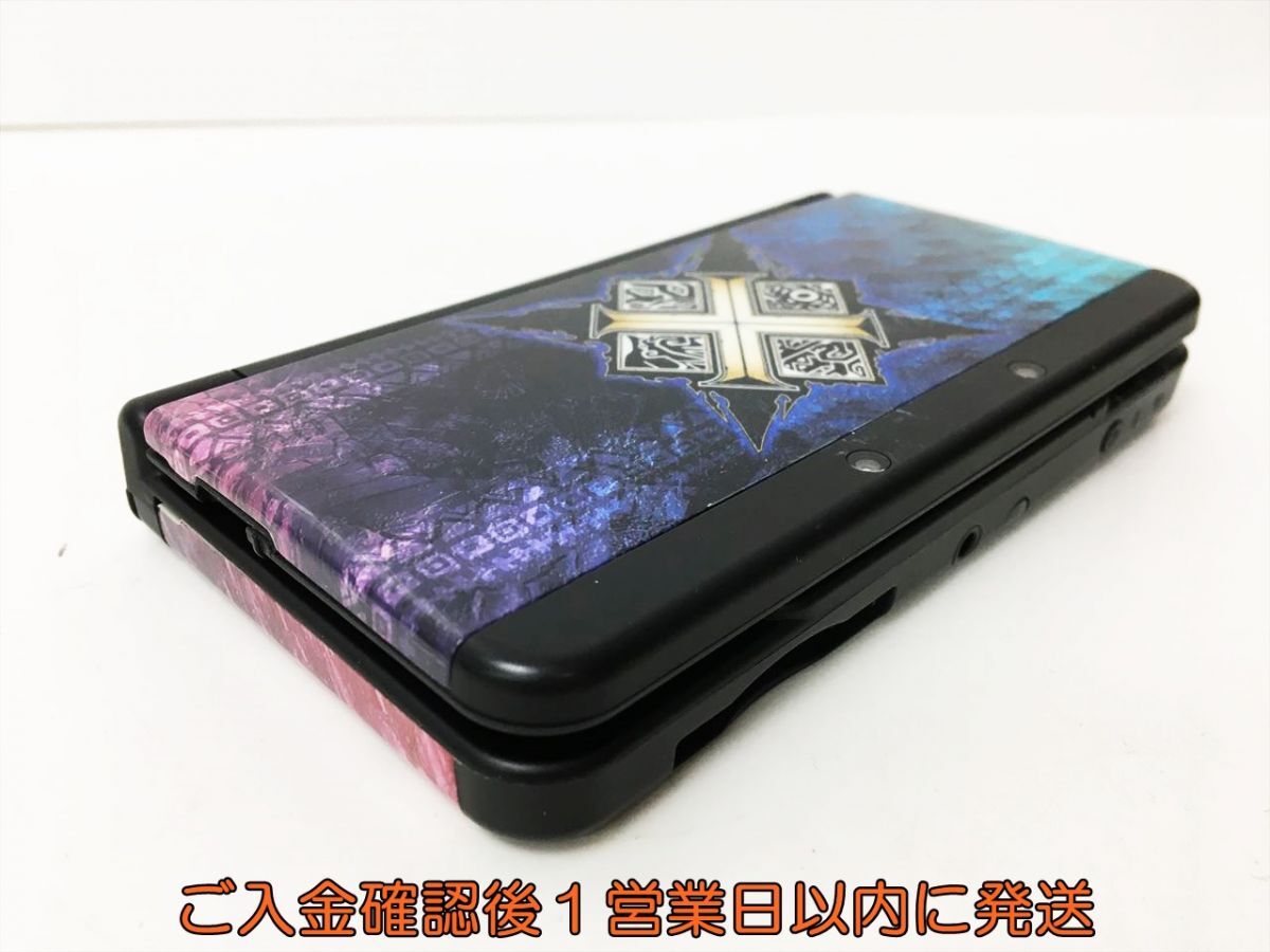 【1円】Newニンテンドー3DS 本体 セットモンスターハンタークロス きせかえプレートパック 任天堂 KTR-001 動作確認済 H01-607rm/F3_画像4