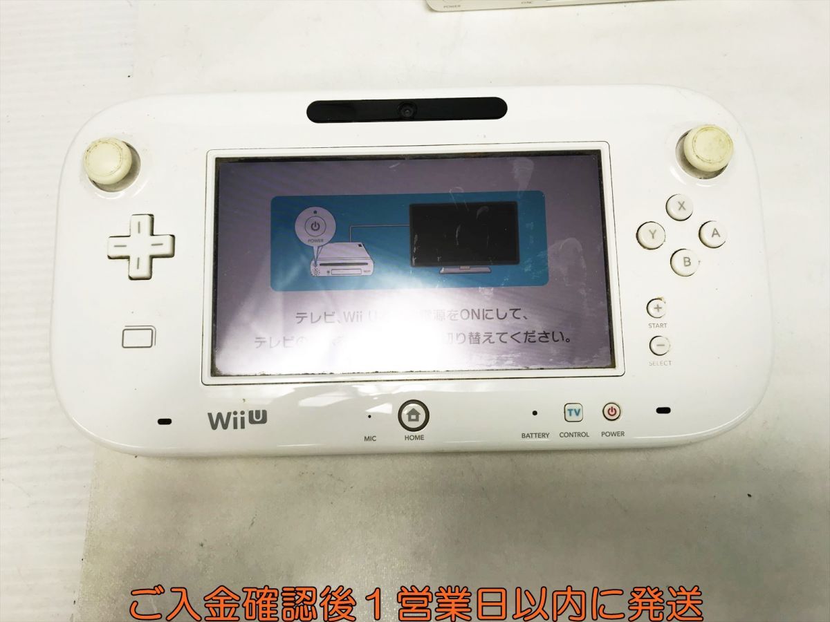 【1円】任天堂 WiiU 本体 セット 8GB ホワイト ニンテンドーWii U 初期化/動作確認済 タバコ臭 L04-074yk/G4_画像3