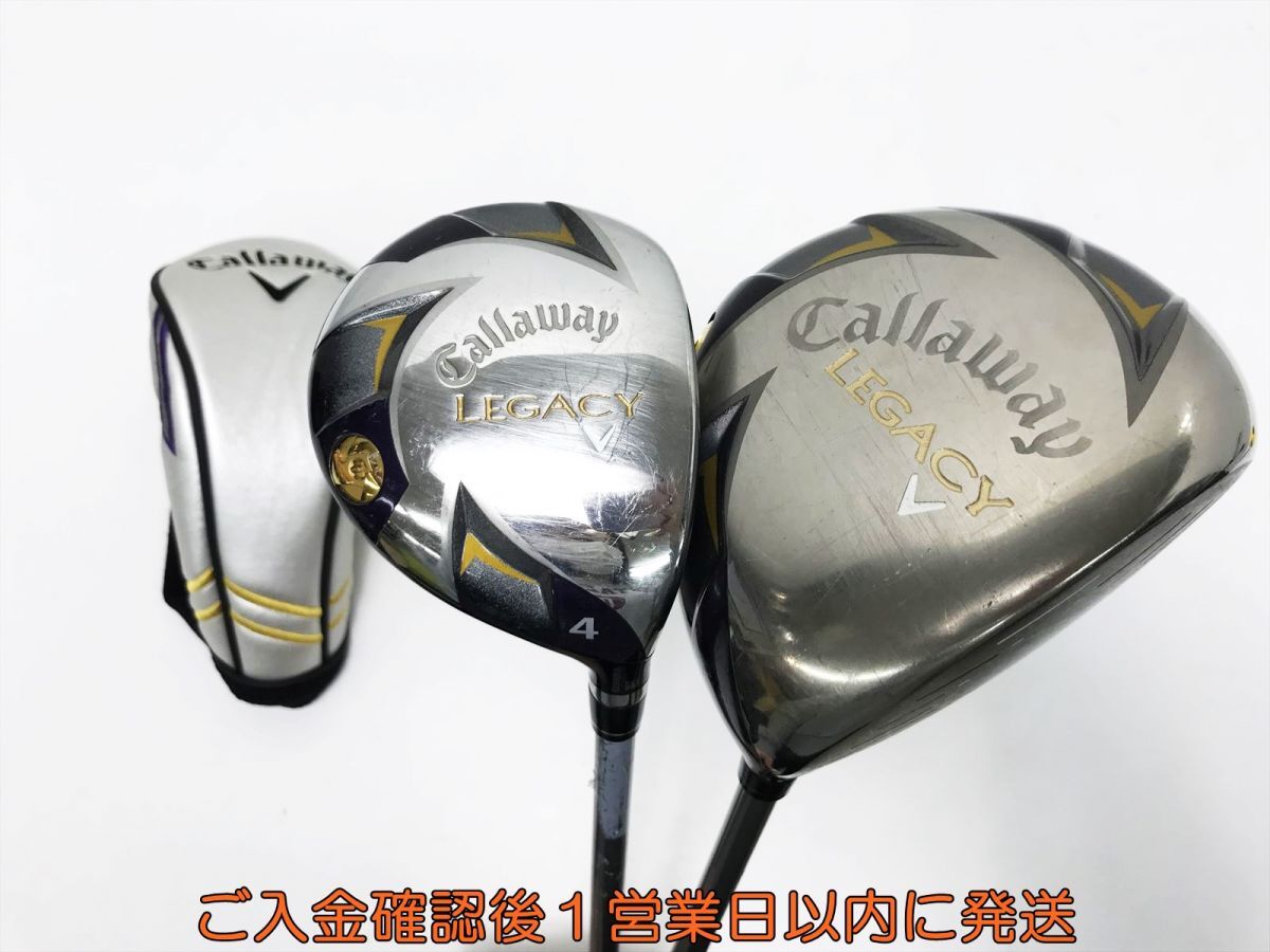 【1円】ゴルフ Callaway キャロウェイ LEGACY レガシー 1W.4W 2本セット HM60W フレックスS ゴルフクラブ S02-385tm/F7_画像1