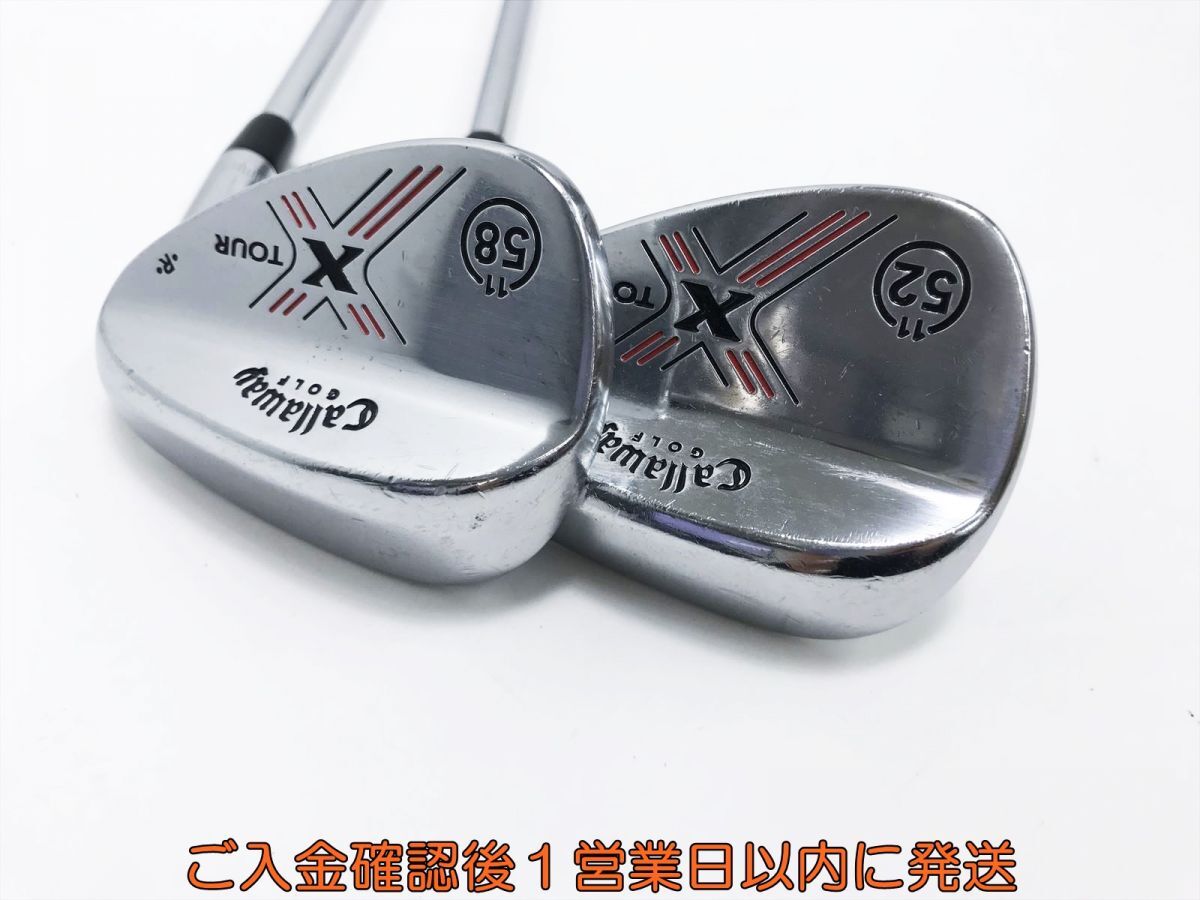 【1円】ゴルフ Callaway キャロウェイ X TOUR ウェッジ 52°58° 2本セット N.S.PRO990GH ゴルフクラブ S02-401tm/F7の画像2