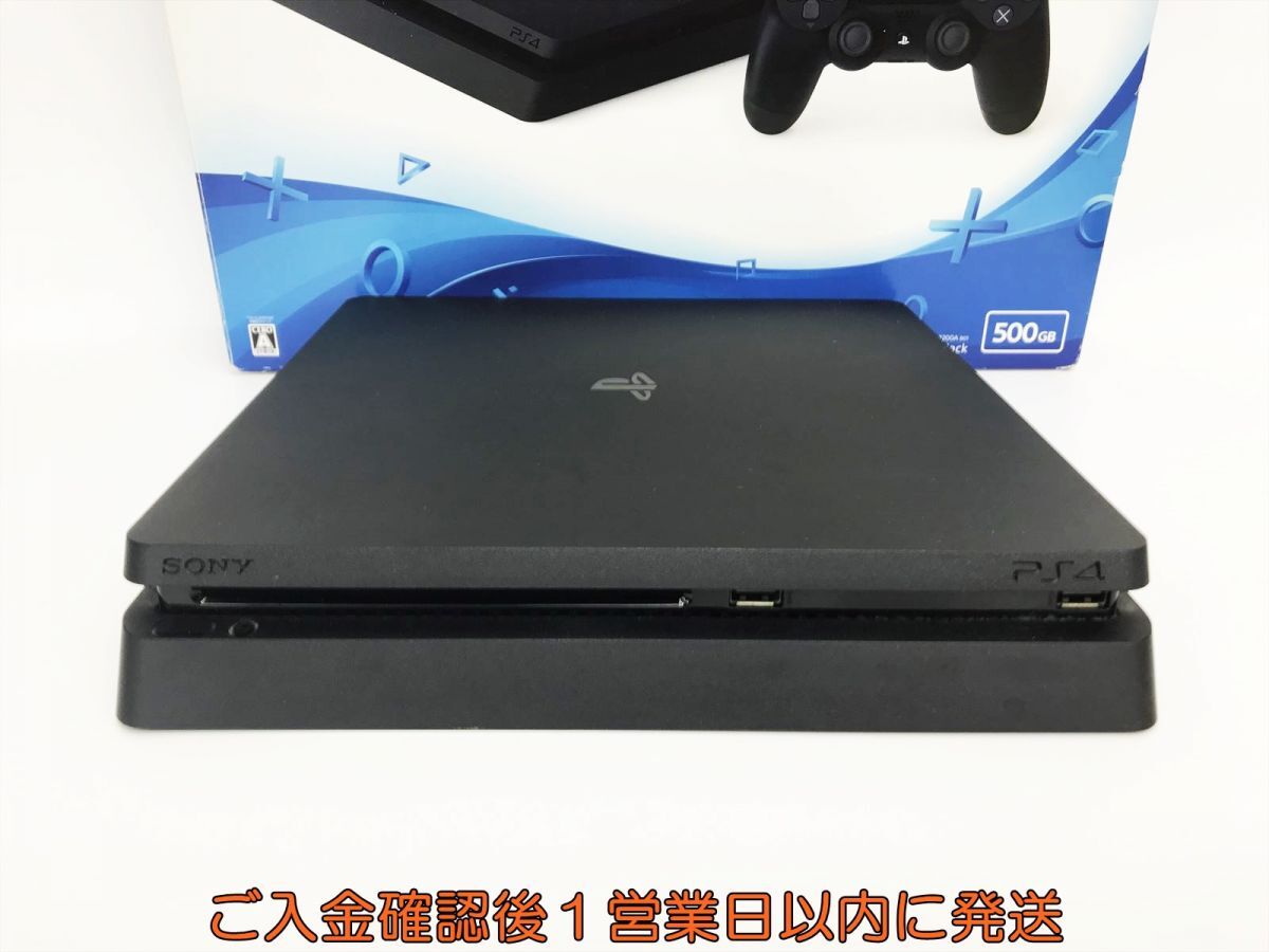 【1円】PS4 本体/箱 セット 500GB ブラック SONY PlayStation4 CUH-2200A 初期化/動作確認済 K09-673os/G4の画像2