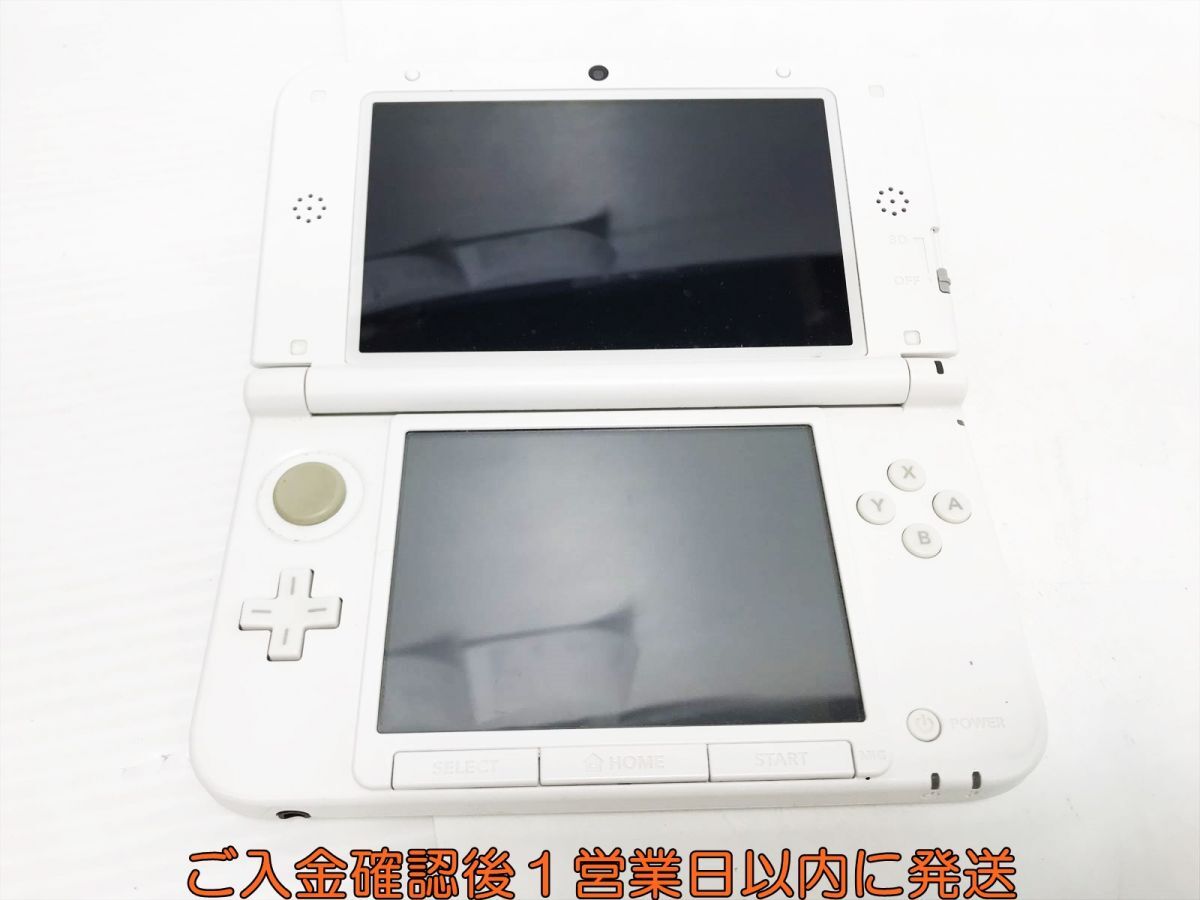 【1円】ニンテンドー3DSLL 本体 ホワイト 任天堂 SPR-001 初期化/動作確認済 3DS LL L07-383yk/F3_画像2