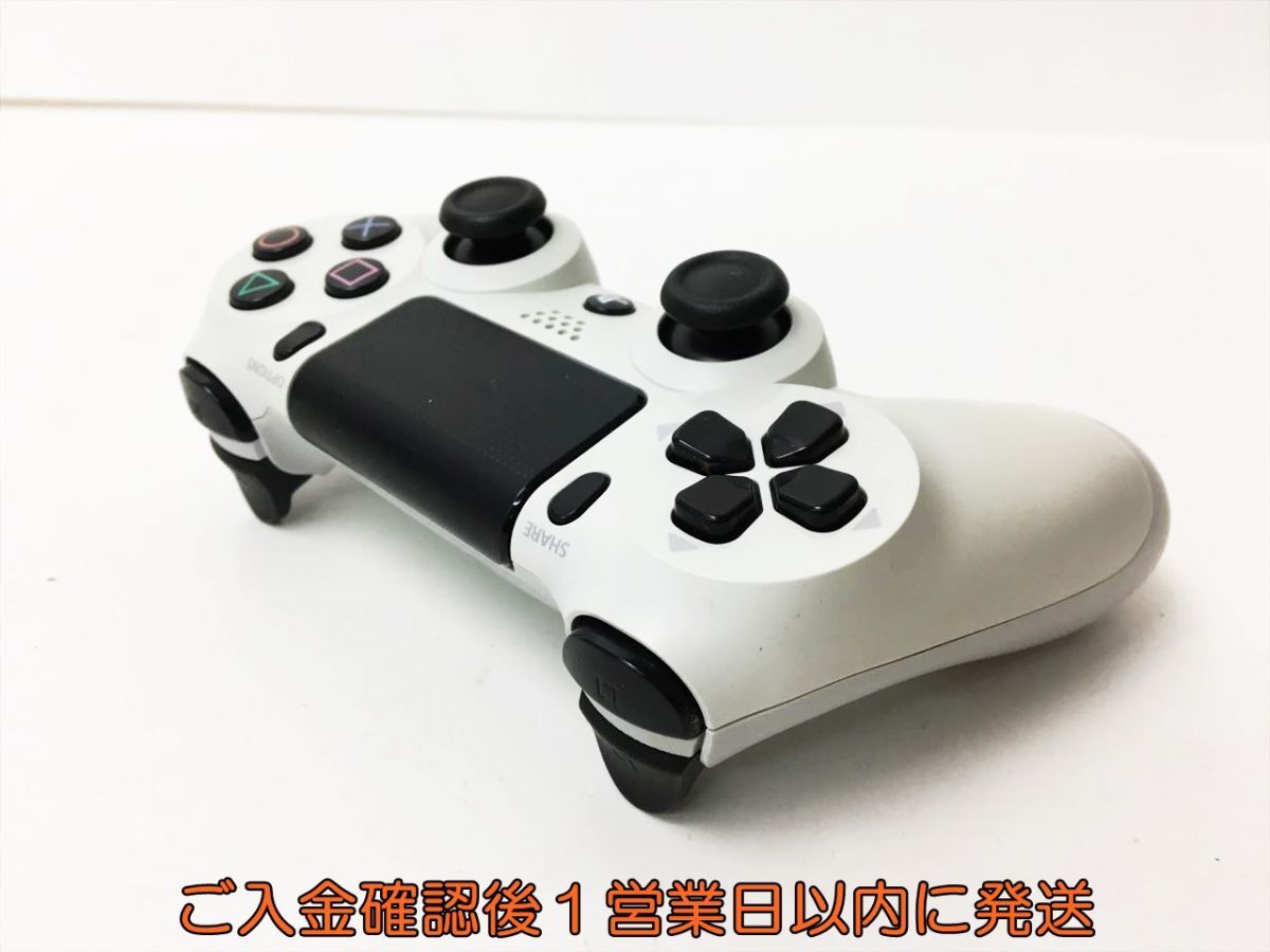 【1円】PS4 純正 ワイヤレスコントローラー DUALSHOCK4 ホワイト SONY Playstation4 未検品ジャンク プレステ4 H04-272rm/F3_画像5