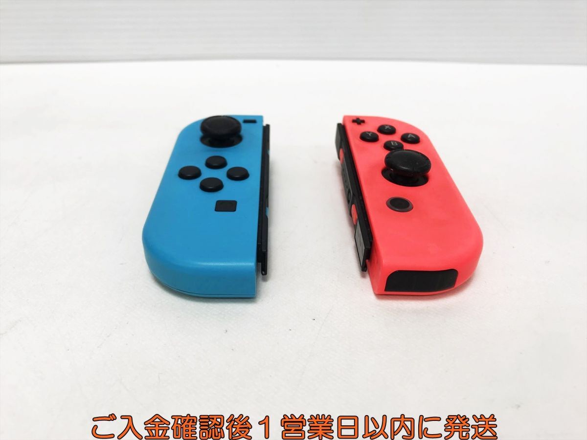 【1円】任天堂 純正 Nintendo Switch Joy-con 左右セット LR ネオンブルー/ネオンレッド 未検品ジャンク スイッチ ジョイコン G05-265sy/F3_画像3