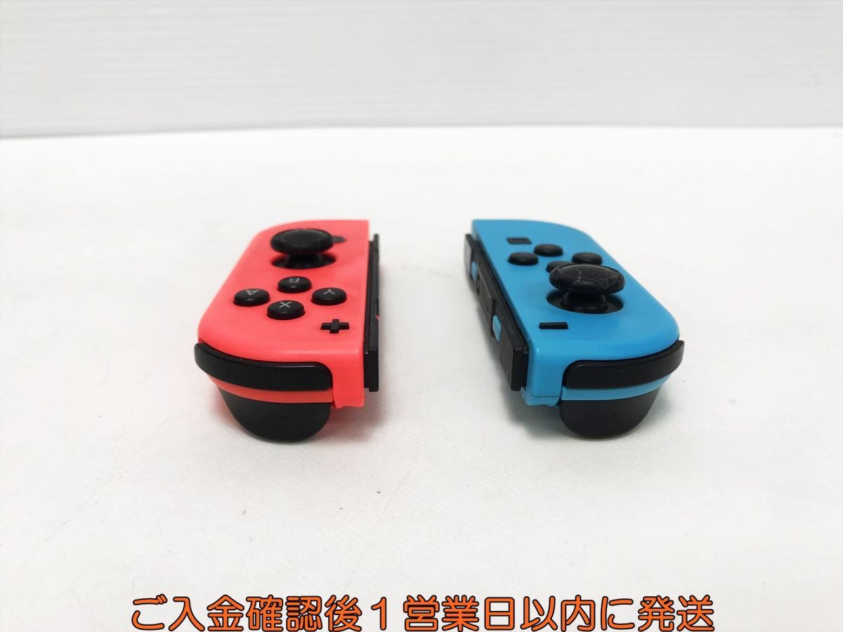 【1円】任天堂 純正 Nintendo Switch Joy-con 左右セット LR ネオンブルー/ネオンレッド 未検品ジャンク スイッチ ジョイコン G05-265sy/F3_画像4