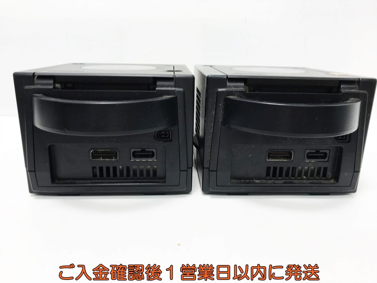 [1 jpy ] nintendo Game Cube GC game machine body 2 pcs black Nintendo set sale not yet inspection goods Junk F08-1461tm/G4