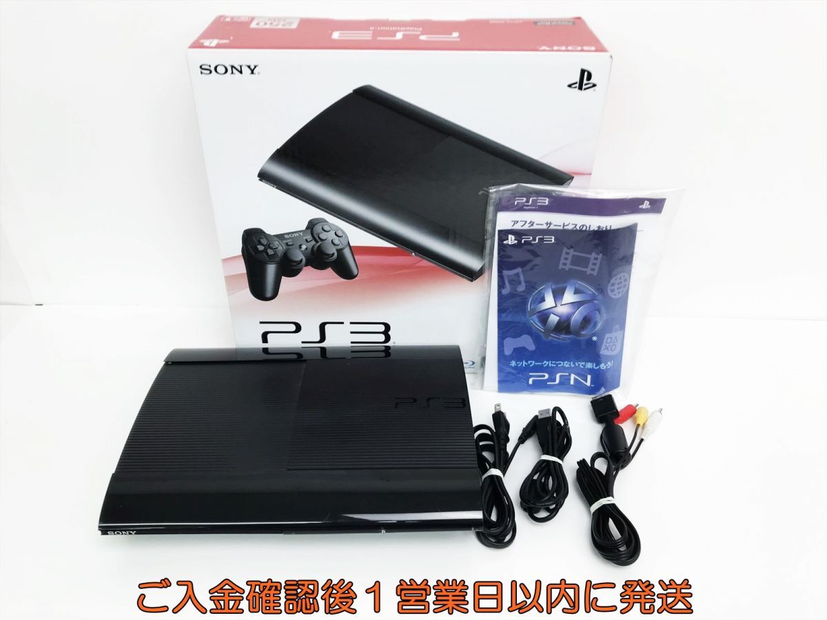 【1円】PS3 本体/箱 セット 250GB ブラック SONY PlayStation3 CECH-4200B 初期化/動作確認済 プレステ3 G01-380sy/G4_画像1