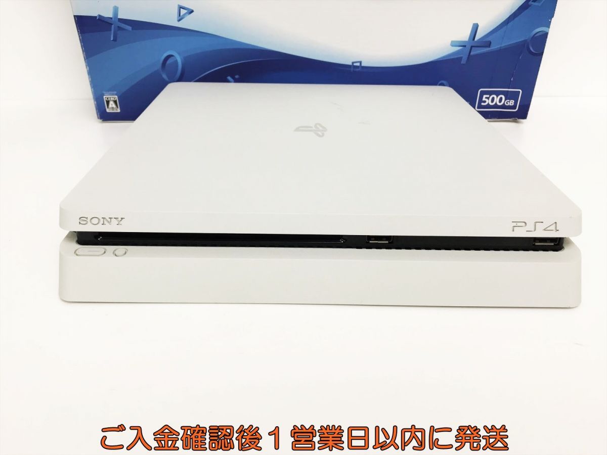 【1円】PS4 本体/箱 セット 500GB ホワイト SONY PlayStation4 CUH-2200A 初期化/動作確認済 プレステ4 G01-381sy/G4_画像2