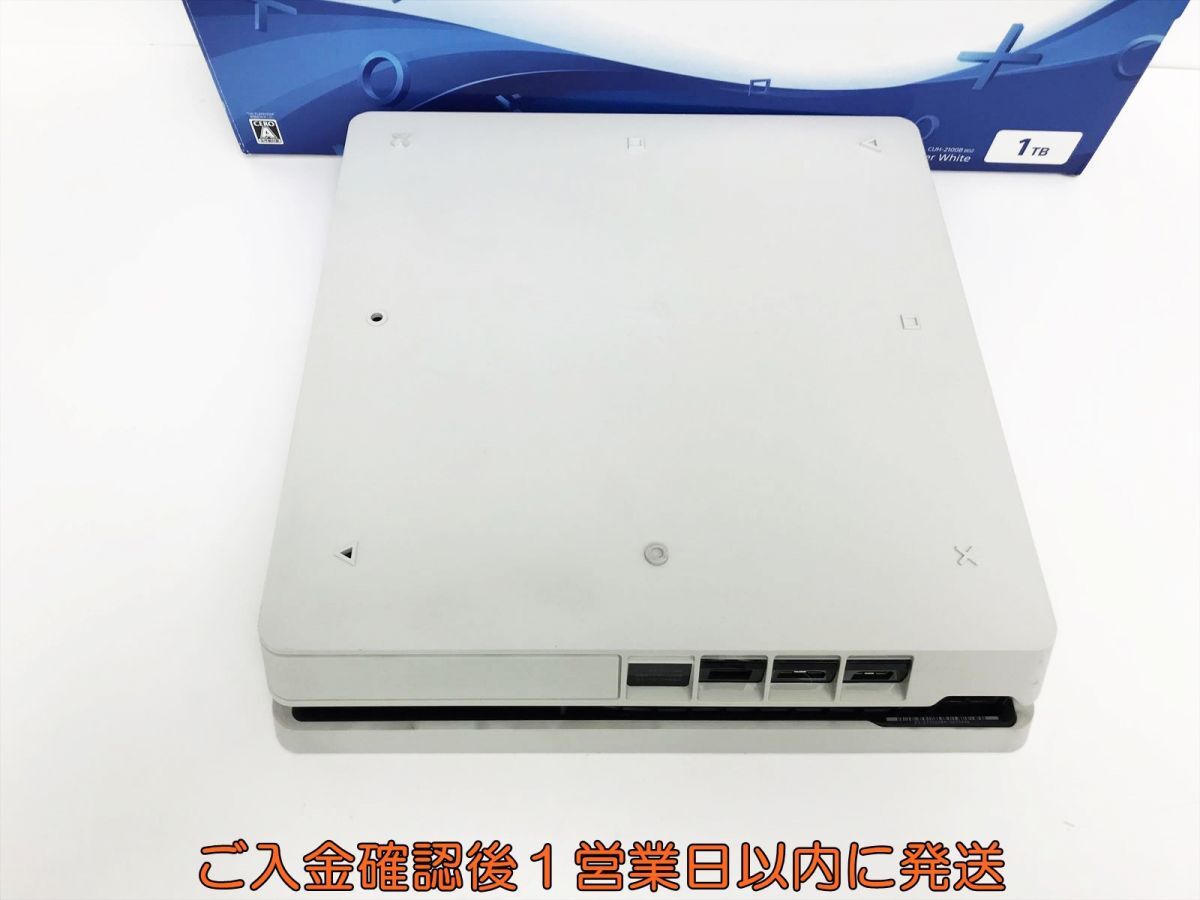 【1円】PS4 本体 セット 1TB ホワイト SONY PlayStation4 CUH-2100B 初期化/動作確認済 プレステ4 G01-371sy/G4_画像4