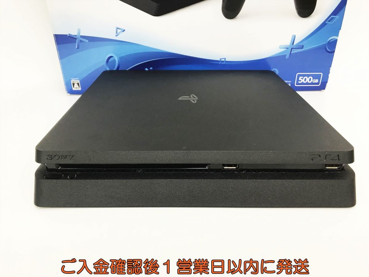 【1円】PS4 本体/箱 セット 500GB ブラック SONY PlayStation4 CUH-2200A 初期化/動作確認済 内箱なし G02-344os/G4の画像2