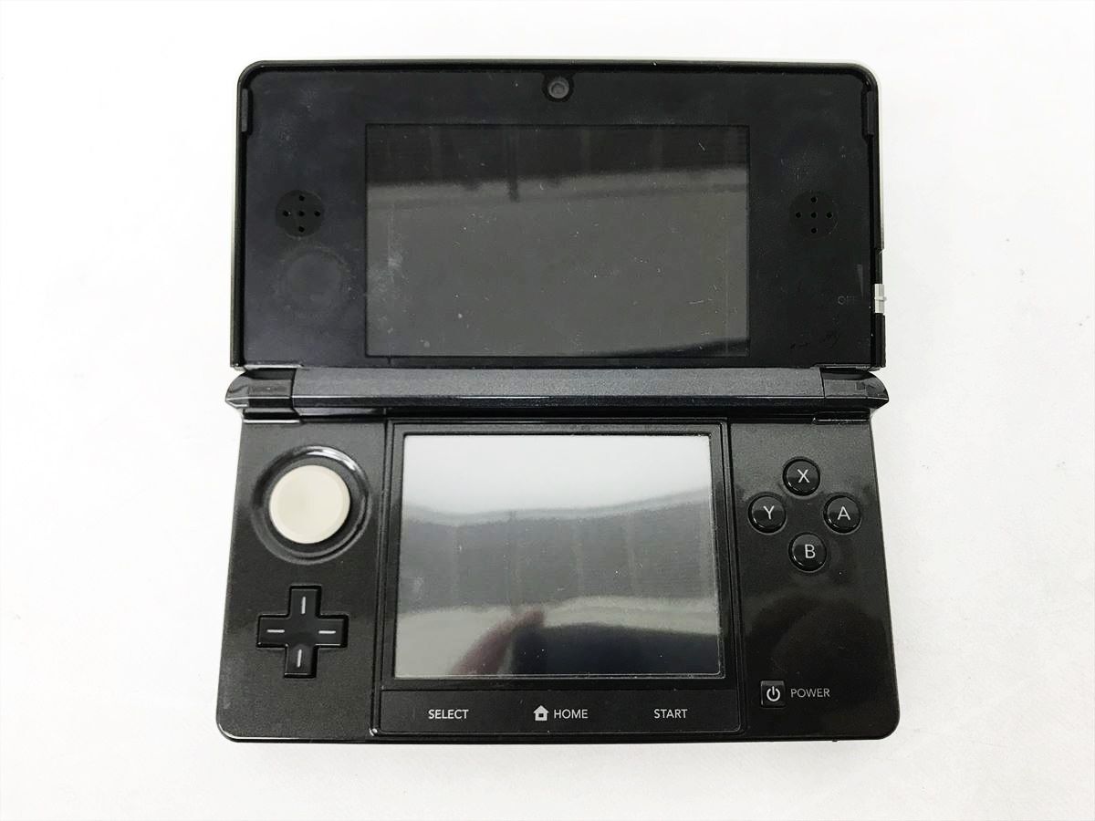 【1円】ニンテンドー3DS 本体 コスモブラック 任天堂 CTR-001 未検品ジャンク EC22-295jy/F3_画像5