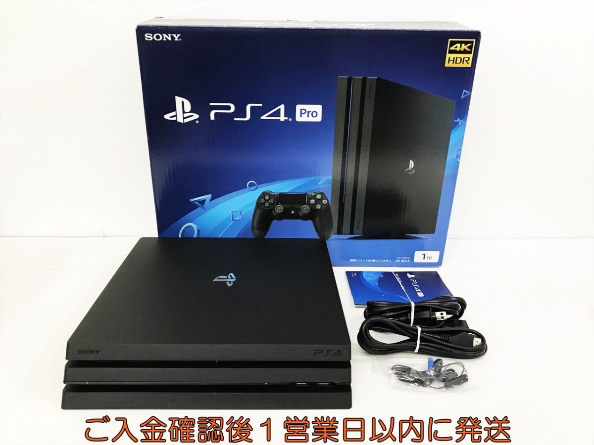 Yahoo!オークション - 【1円】PS4Pro 本体/箱 セット 1TB ブラック 