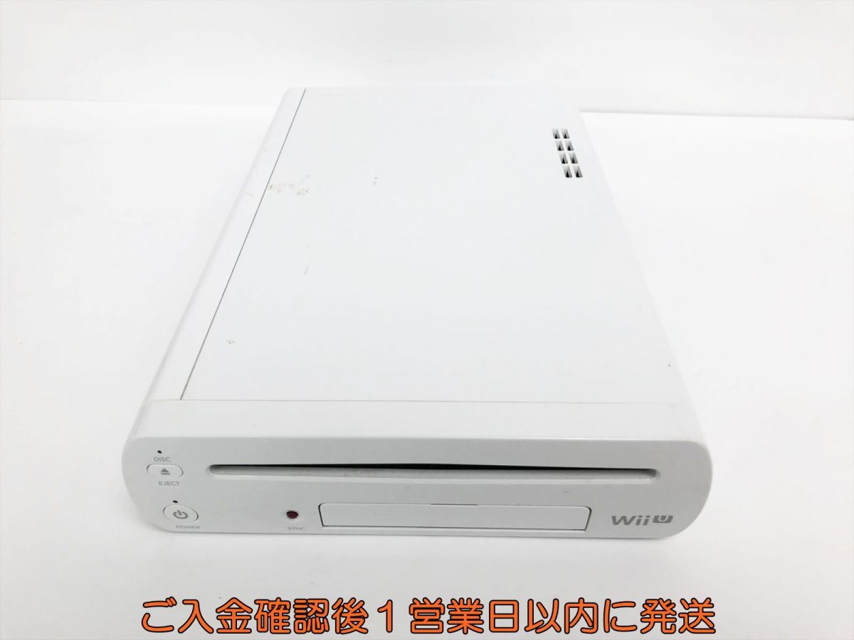 【1円】WiiU 本体 セット 32GB ホワイト　ニンテンドー Wii U 初期化/動作確認済 画面焼け有 G10-411os/G4_画像3