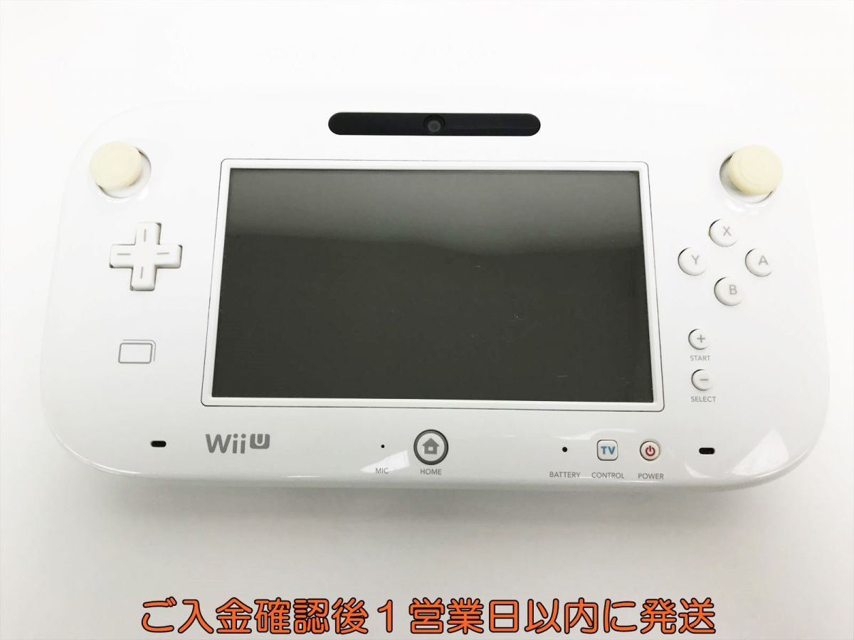 【1円】WiiU 本体 セット 32GB ホワイト　ニンテンドー Wii U 初期化/動作確認済 画面焼け有 G10-411os/G4_画像2