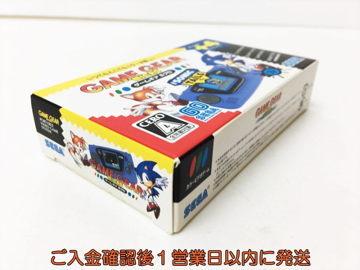 未使用品 SEGA GAME GEAR micro ゲームギア ミクロ +4 ブルー セガ J02-239rm/F3の画像4