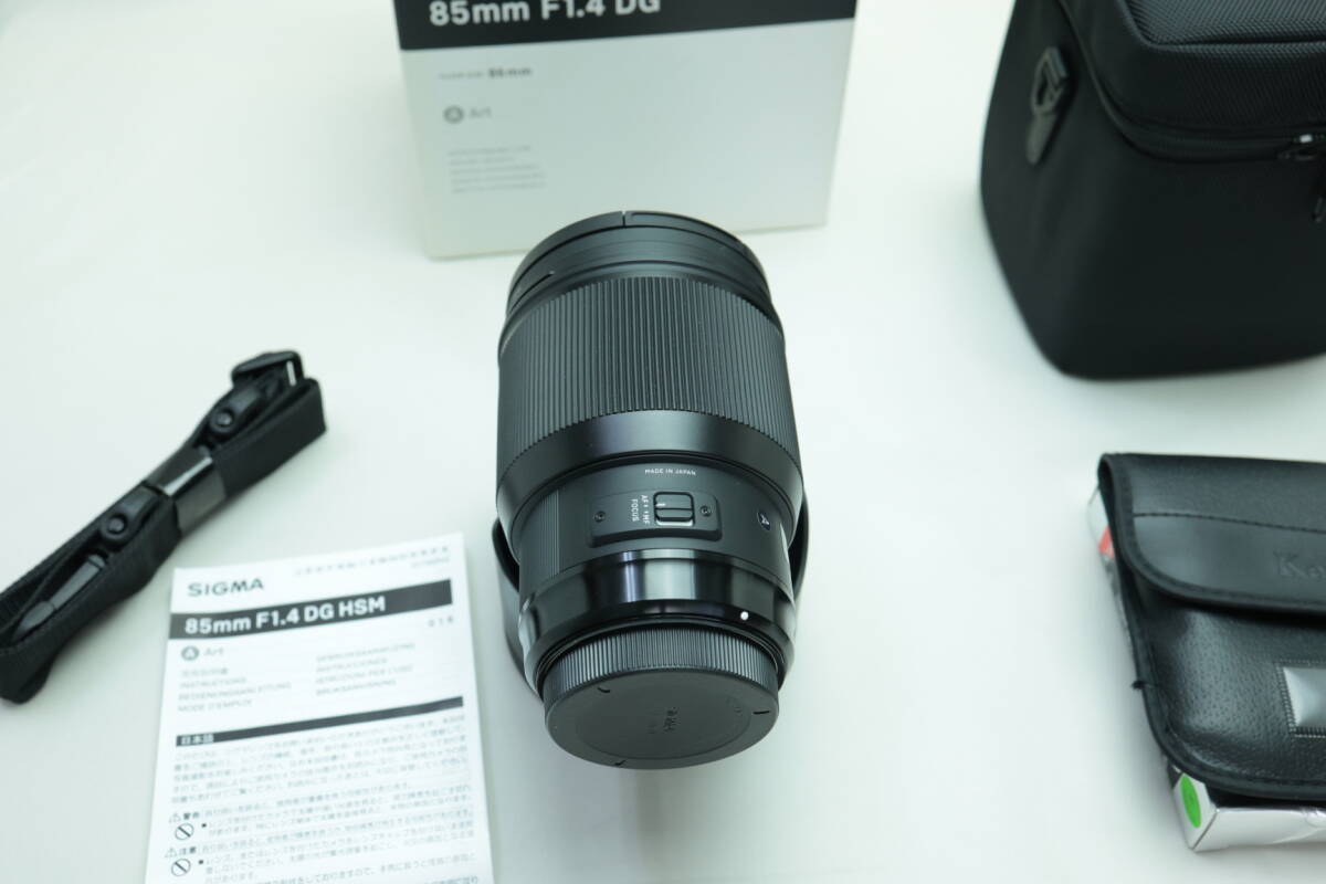 シグマ SIGMA 85mm F1.4 DG HSM Artレンズ+ レンズフィルター付・キヤノン用・美品_画像10