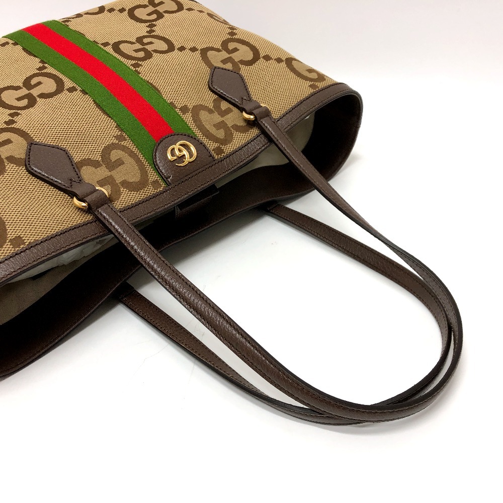 未使用 GUCCI グッチ 631685 ジャンボGG シェリーライン トートバッグ ショルダーバッグ ベージュ レディース【中古】_画像7