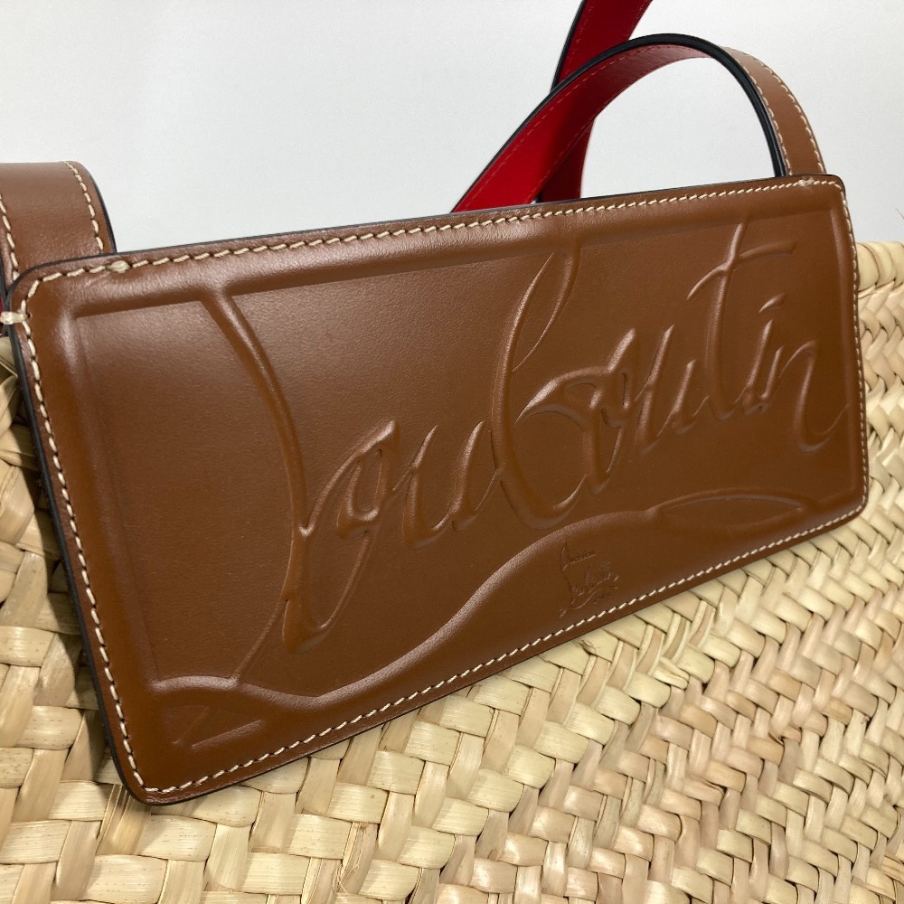 美品 Christian Louboutin クリスチャンルブタン 1215220 ルビショア Loubishore カゴバッグ トートバッグ ショルダーバッグ 【中古】_画像6