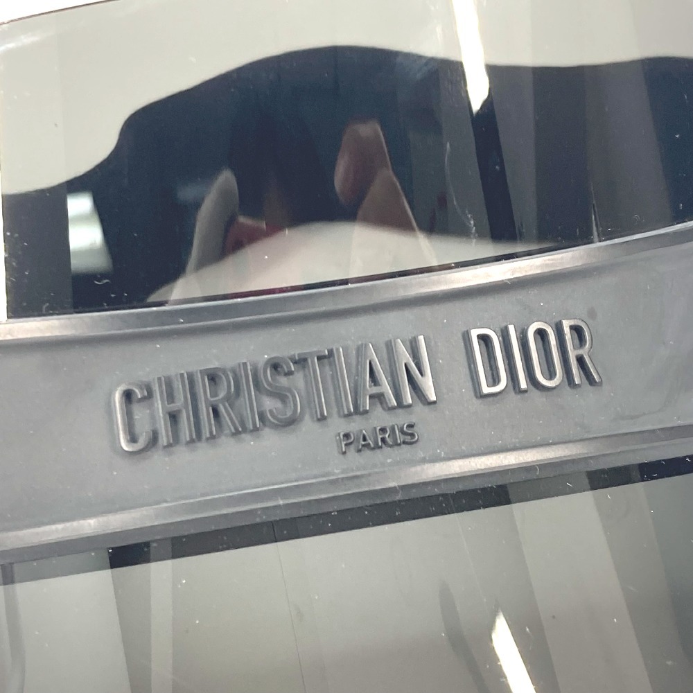 美品 Dior ディオール 帽子 DIORCLUB ディオールクラブ サンバイザー ブラック レディース【中古】_画像6