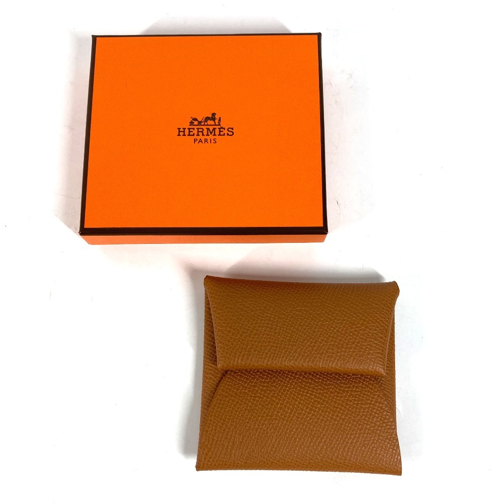 未使用 HERMES エルメス バスティア 財布 小銭入れ コインケース ゴールド レディース【中古】_画像5