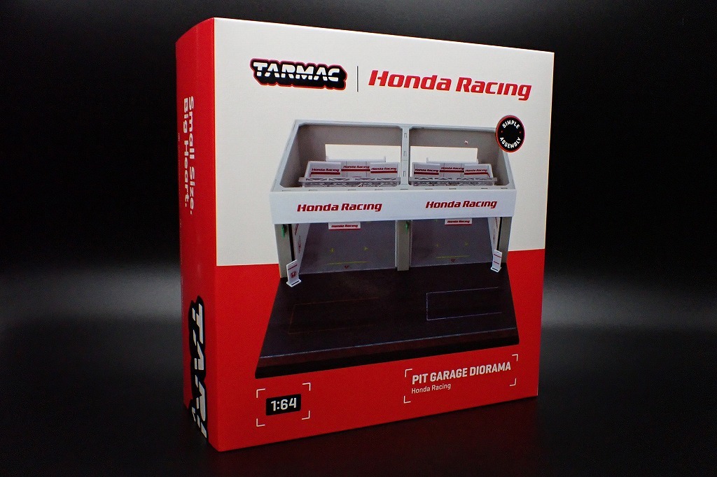 Tarmac Works ターマック ワークス 1/64 Pit Garage Diorama Honda Racing