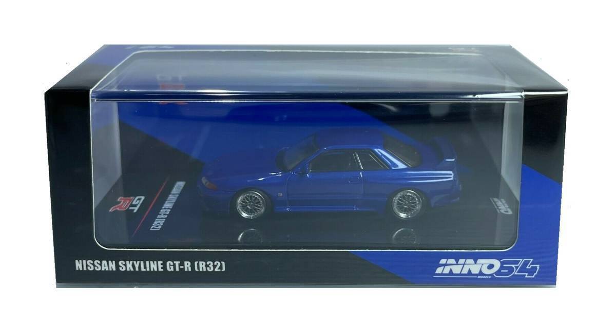 INNO Models イノモデル 1/64 Nissan Skyline 日産 スカイライン GT-R R32 未開封 BLU